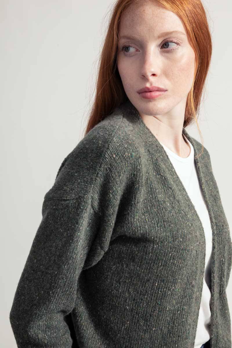 Rifò PALOMA Cardigan Donna Cashmere Rigenerato Qualità Garantita