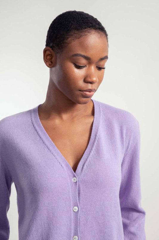 Rifò LETIZIA Cardigan Donna Light Cashmere Rigenerato Promozione Limitata