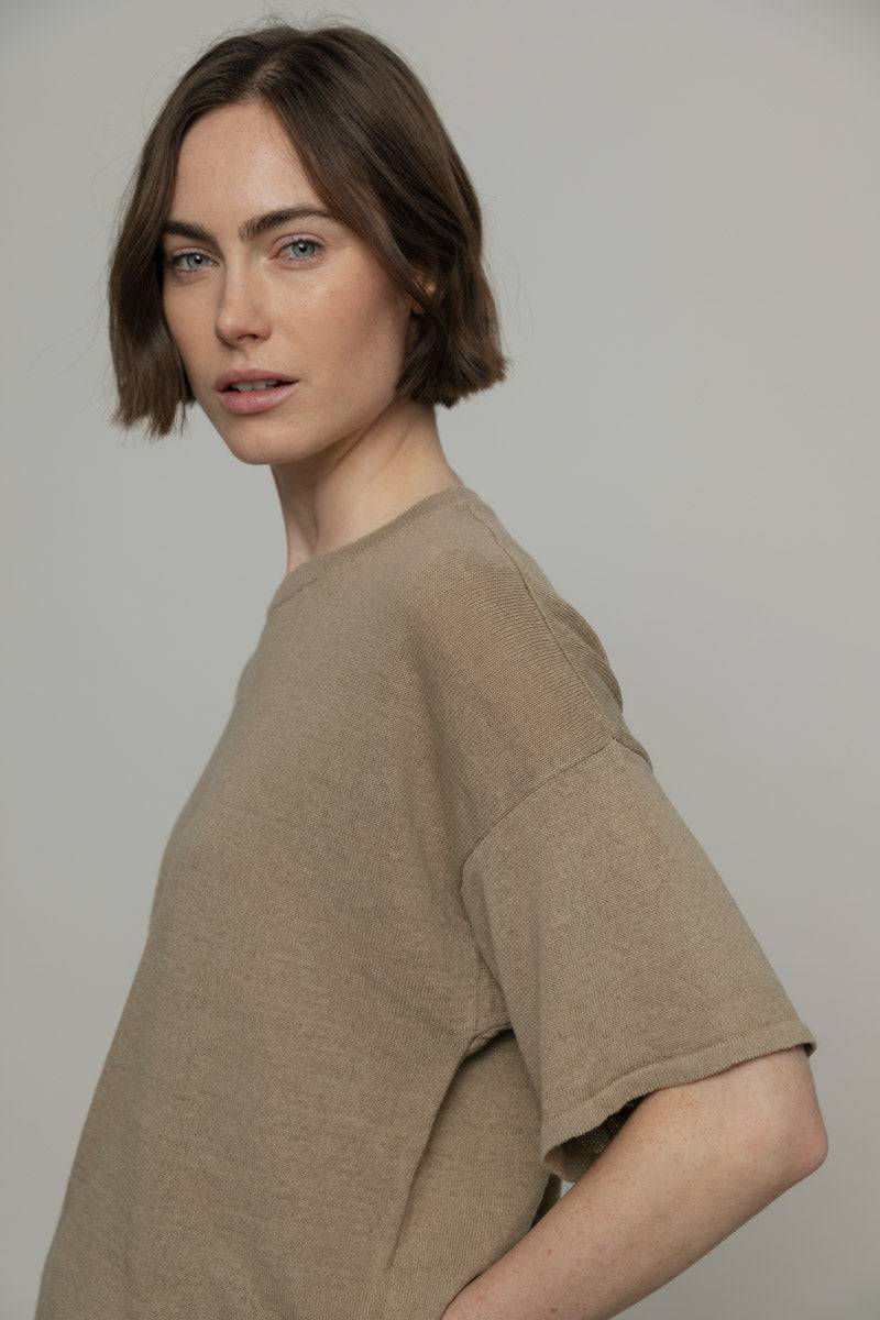Rifò FEBE T-Shirt Lino Riciclato Donna Affare Del Giorno