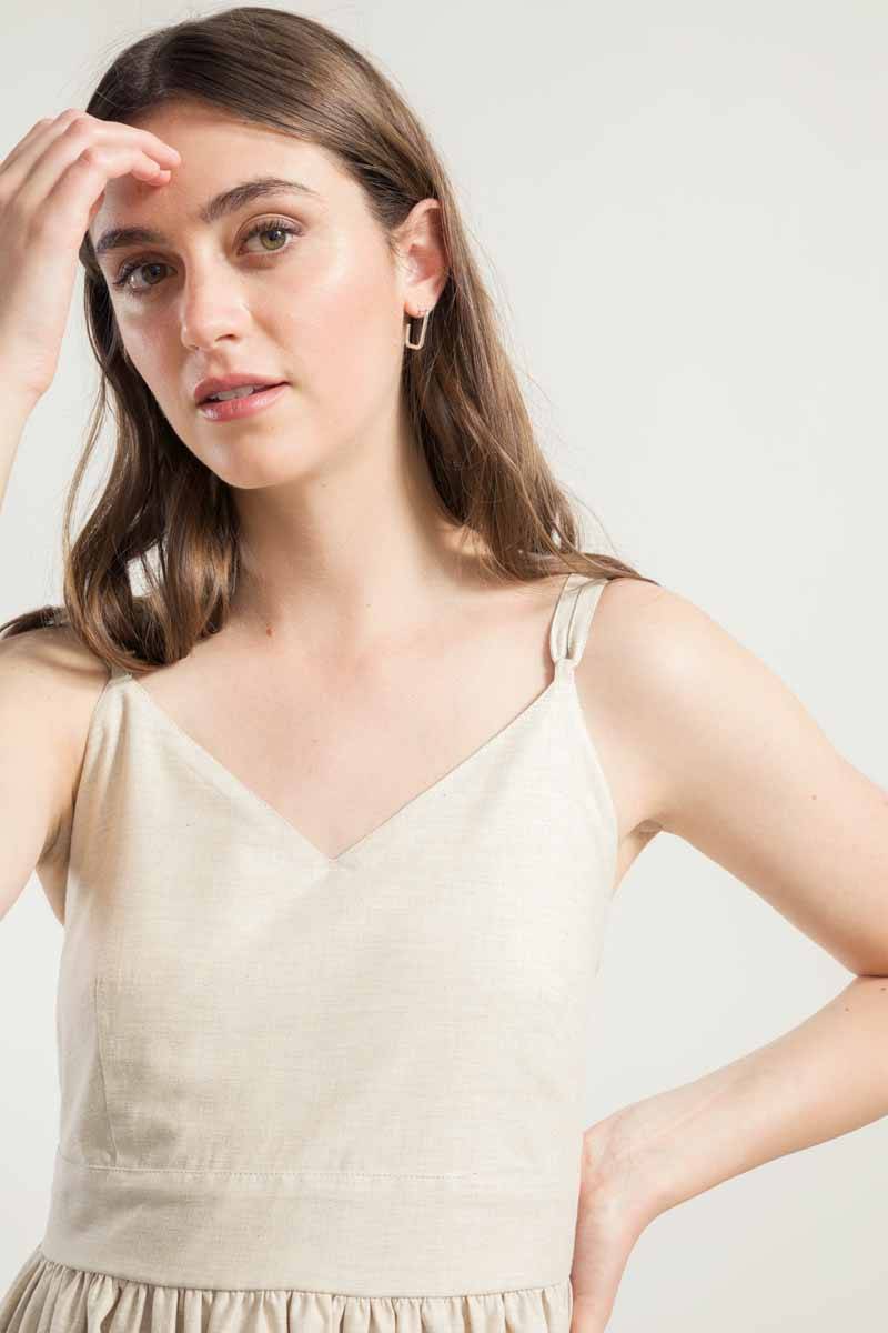 Rifò GIADA Vestito Lungo Donna Cotone Rigenerato Sottocosto