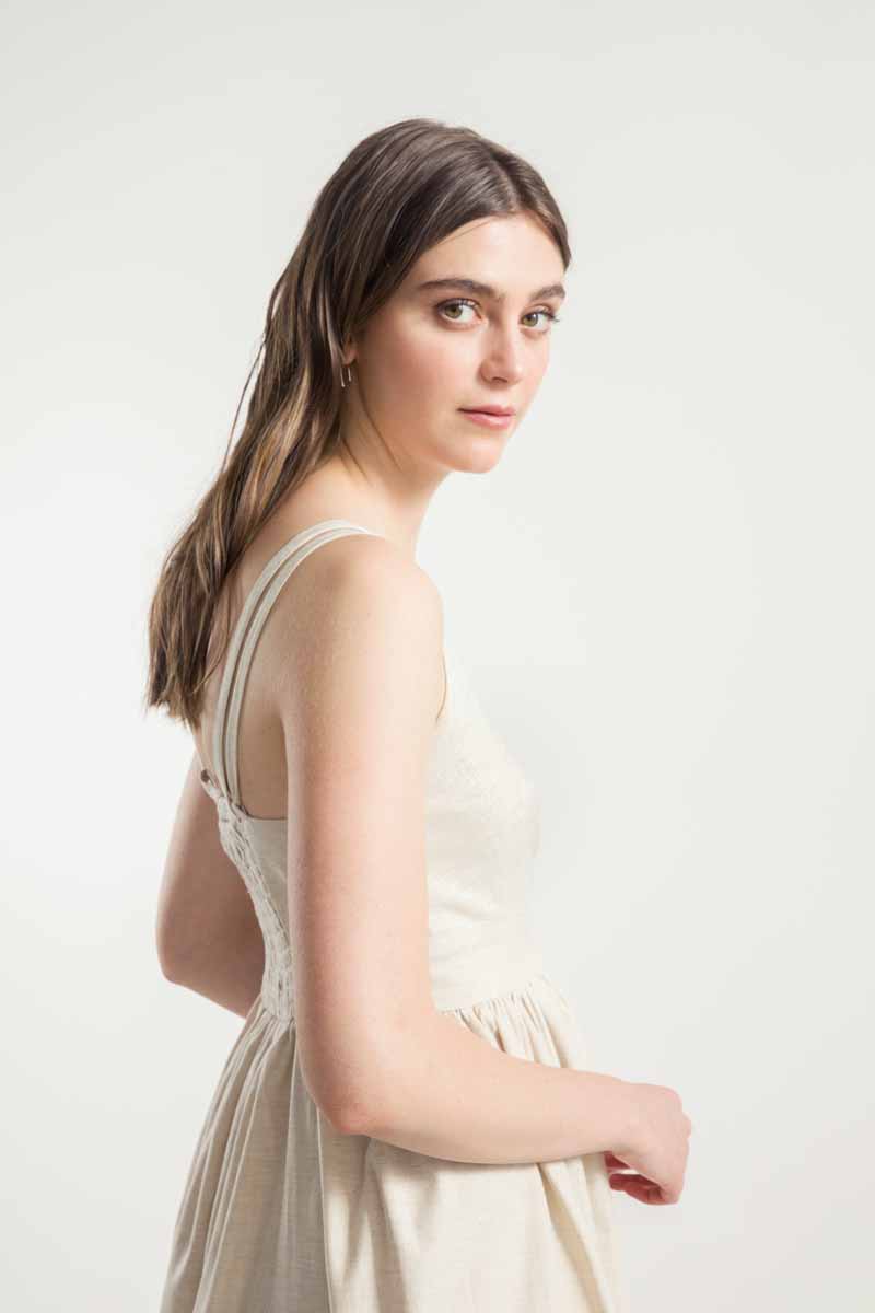 Rifò GIADA Vestito Lungo Donna Cotone Rigenerato Sottocosto