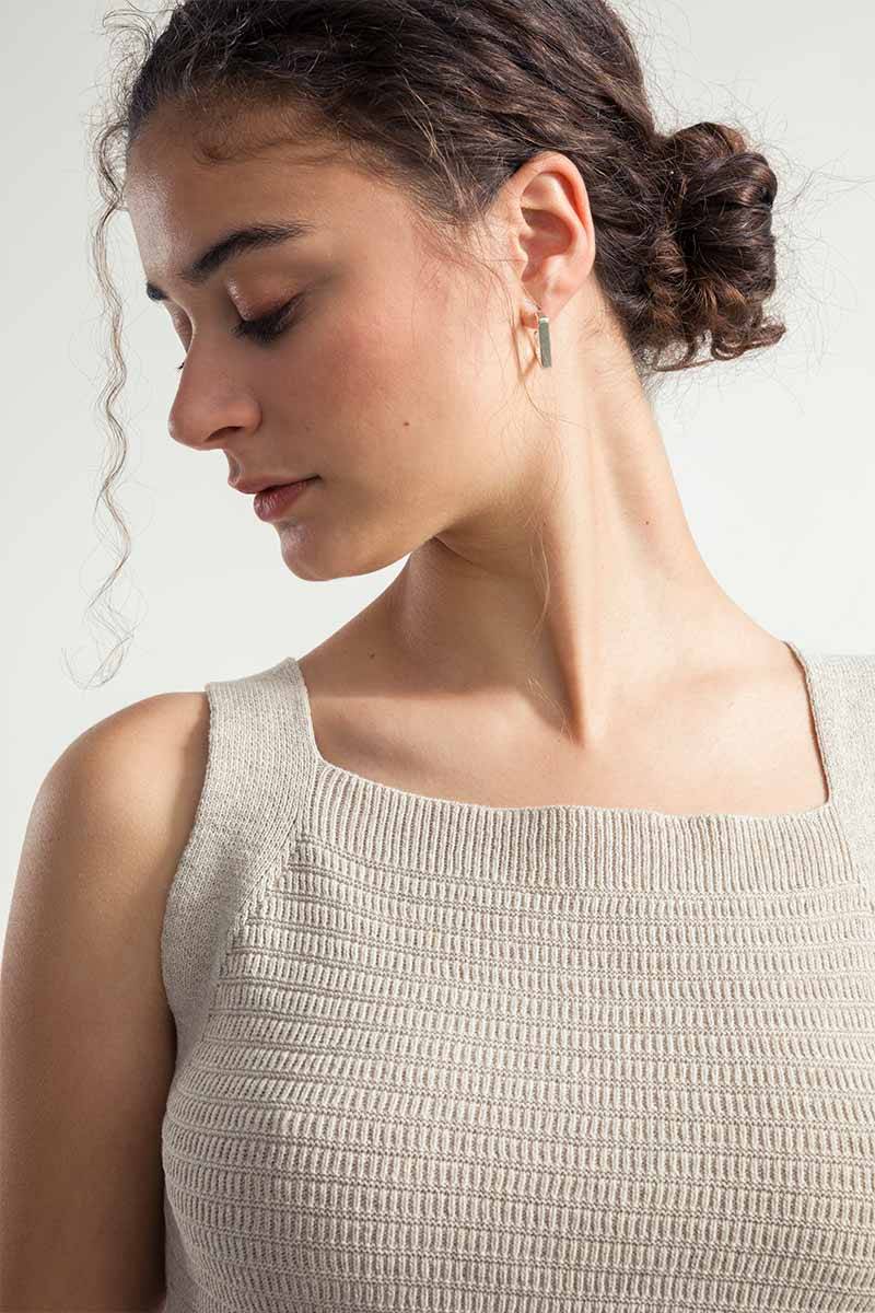 Rifò SOLE Canotta Spalla Larga Donna Cotone Rigenerato Convenienza