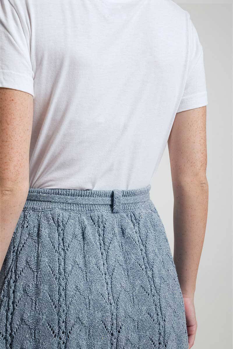 Rifò LAUREN Gonna Donna Cotone Jeans Rigenerato Vendita Economica