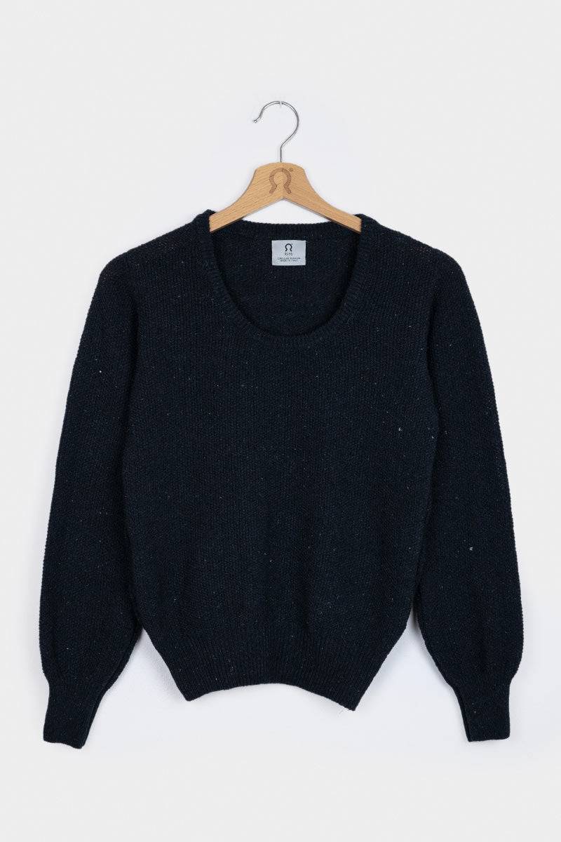 Rifò GRAZIA Maglia Donna Cotone Jeans rigenerato Negozio