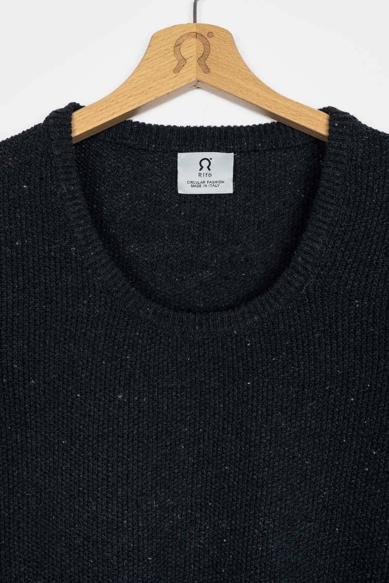 Rifò GRAZIA Maglia Donna Cotone Jeans rigenerato Negozio