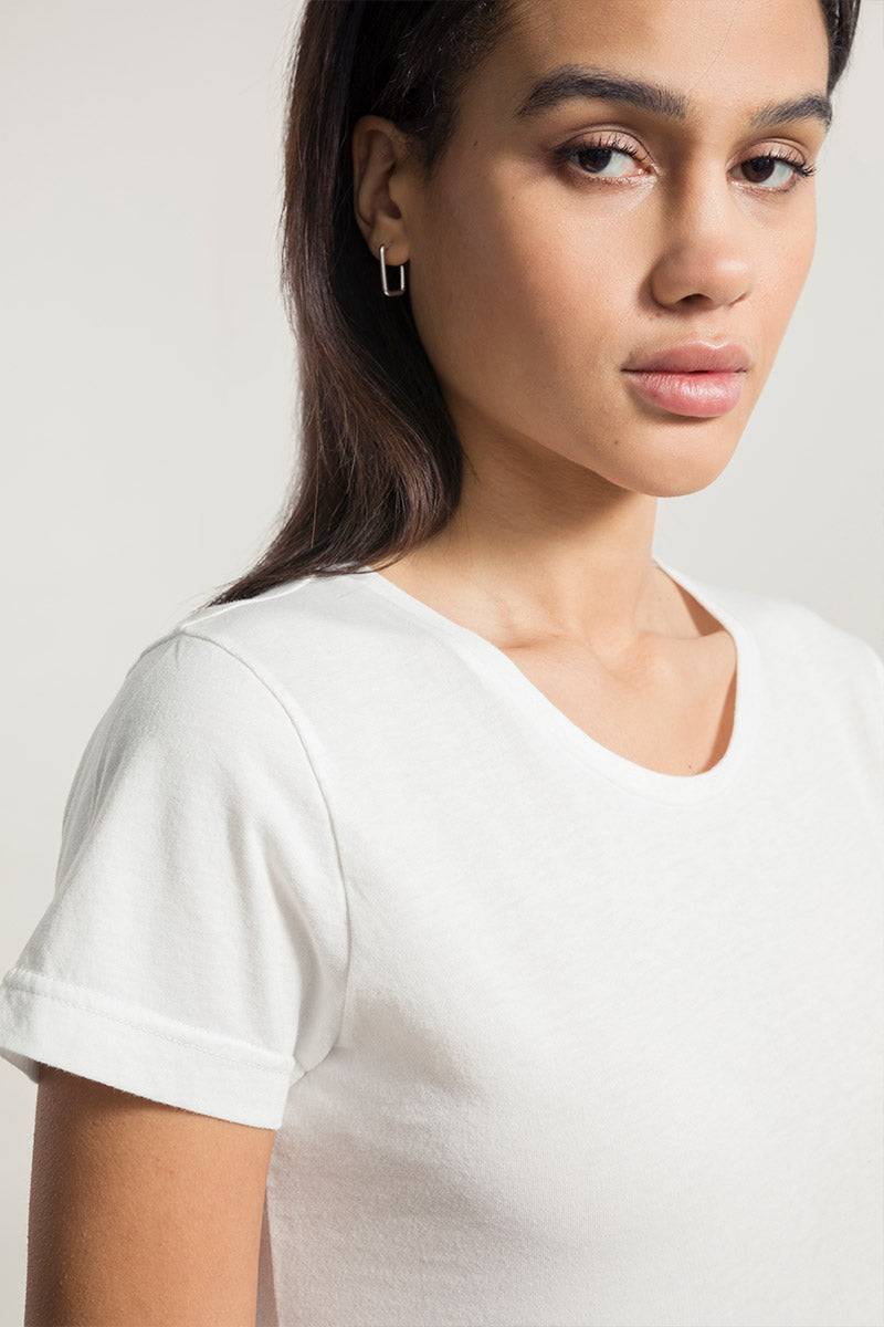 Rifò FRANCA T-shirt Donna Cotone Rigenerato Nuovo