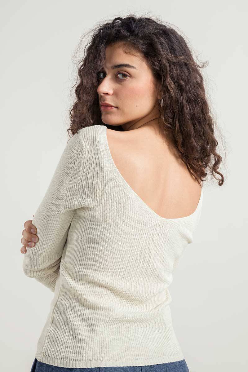Rifò GISELLE Maglia Donna Seta Rigenerata Promozione