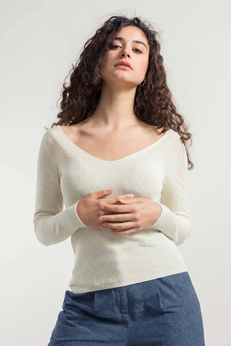 Rifò GISELLE Maglia Donna Seta Rigenerata Promozione
