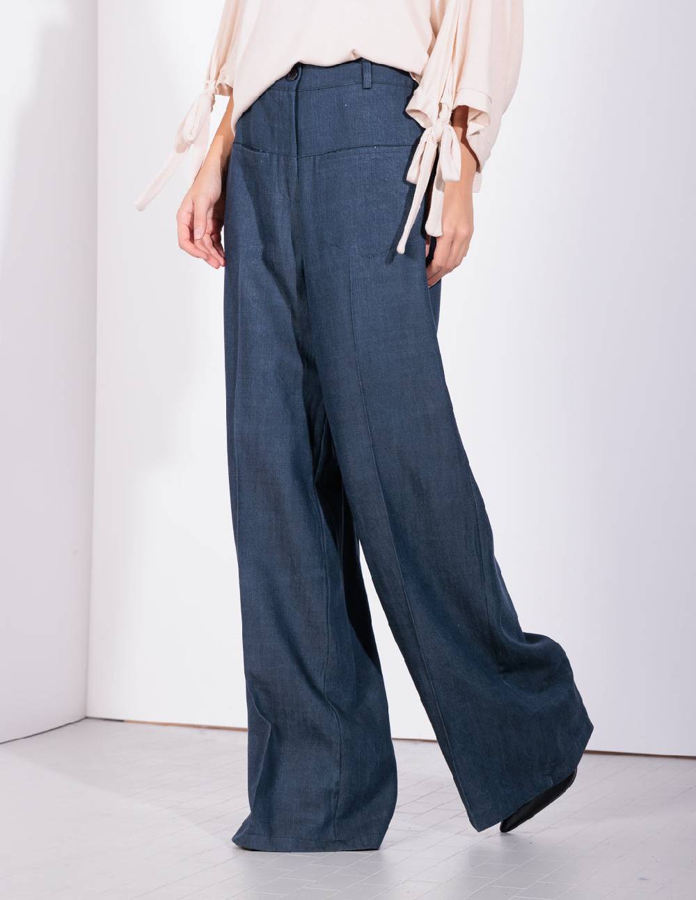 Risskio Shane - Pantalone in tencel Vendita Calda