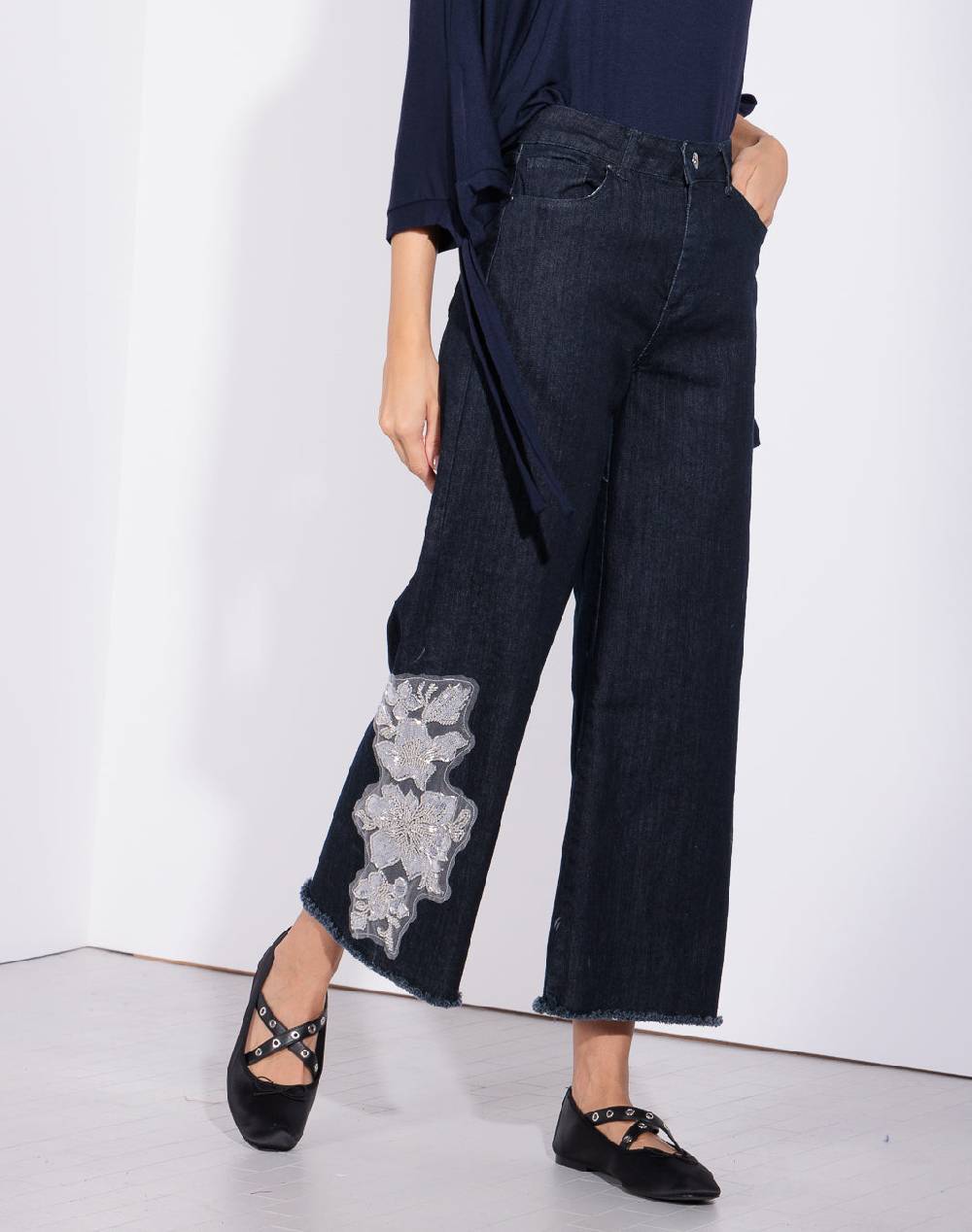 Risskio Ethan - Denim con applicazione Sottocosto
