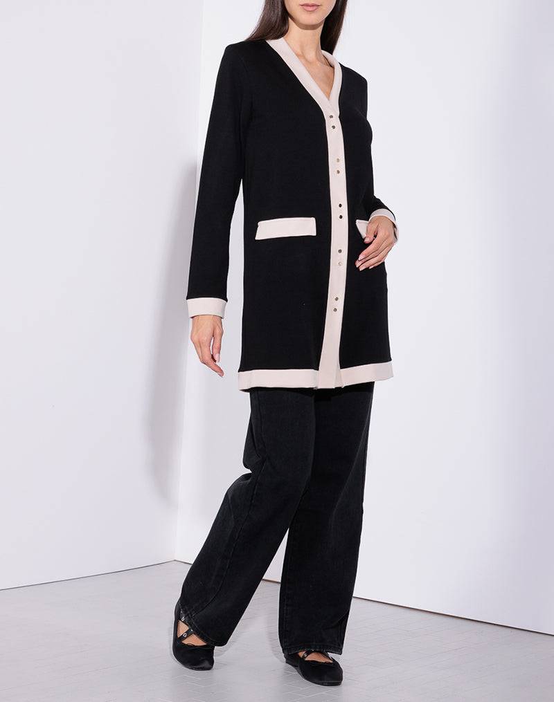 Risskio Ivy - Cardigan in piquet Negozio