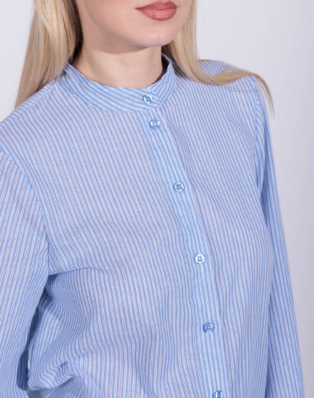 Risskio Aziza - Camicia in mussola traforata Online