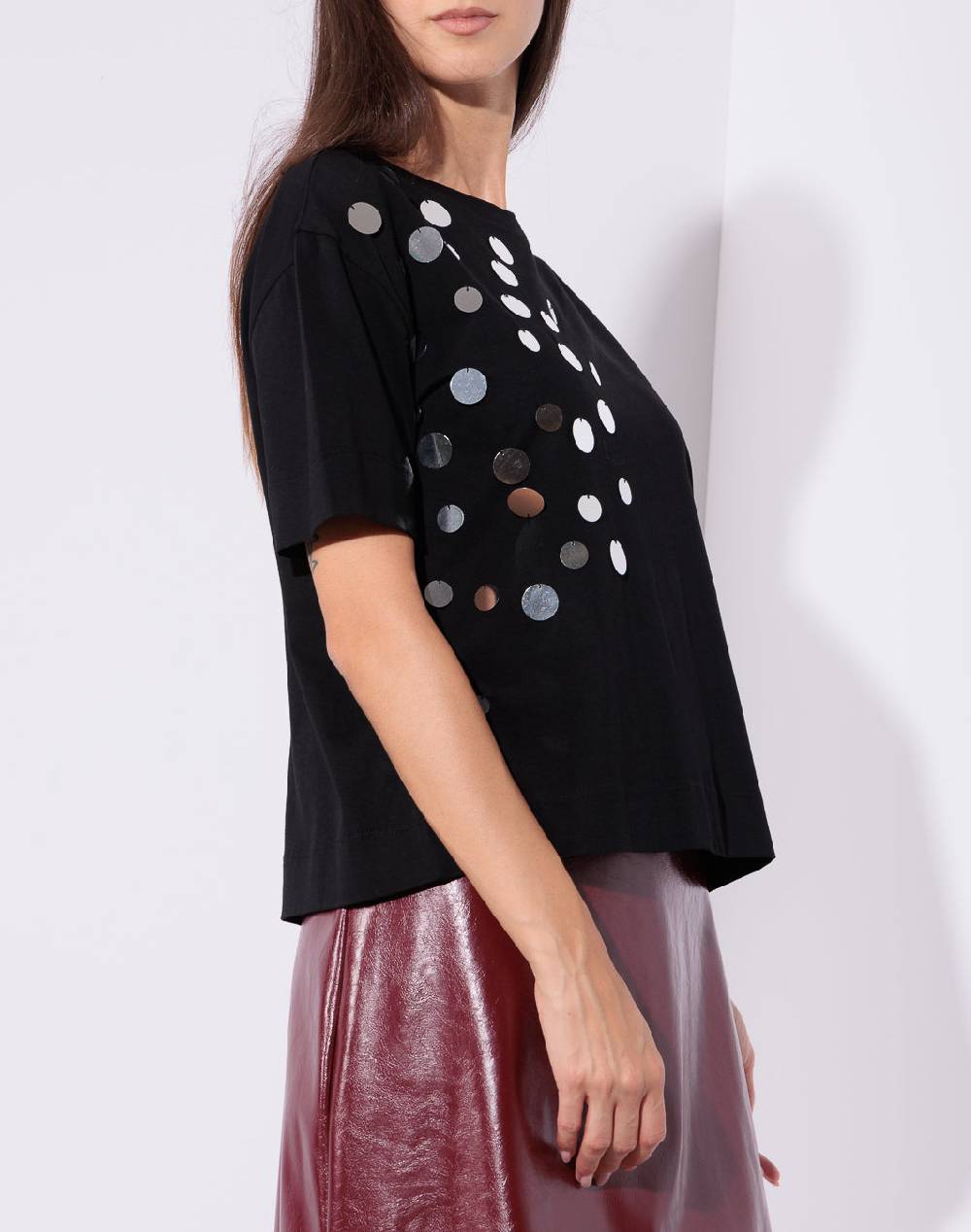 Risskio Levi - T-shirt con maxi paillettes 2025