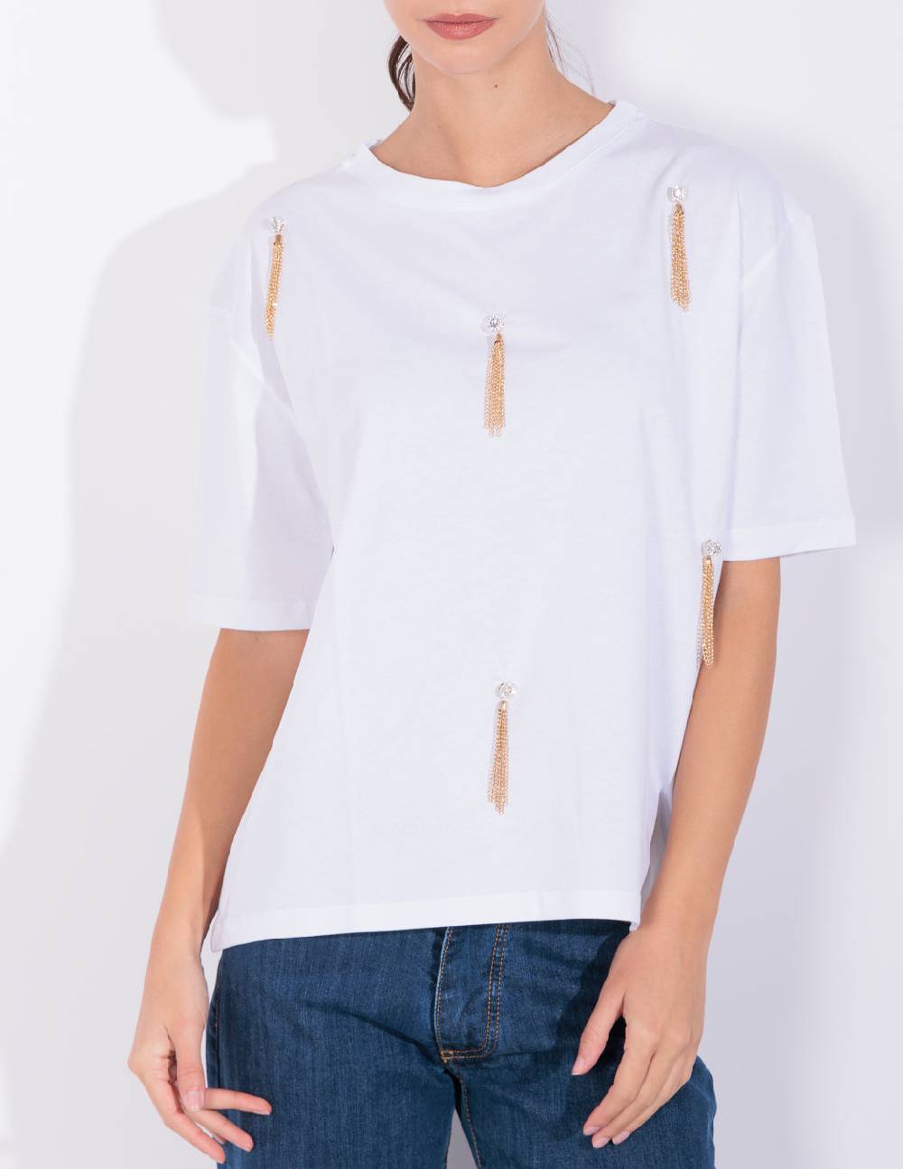Risskio Mateo - T-shirt con charm In Linea
