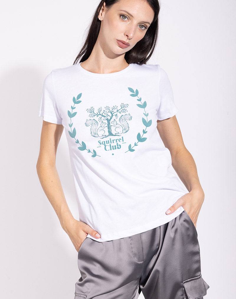 Risskio Celia - T-shirt con stampa scoiattolo Presa