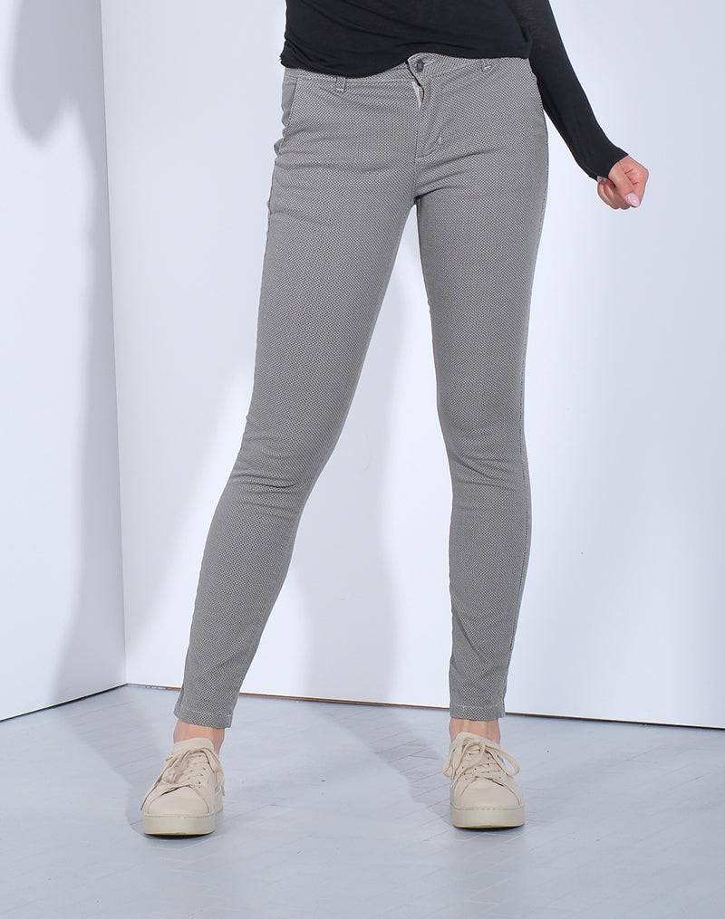 Risskio Mycro Winter Edition - Pantalone chino's microstampato Outlet