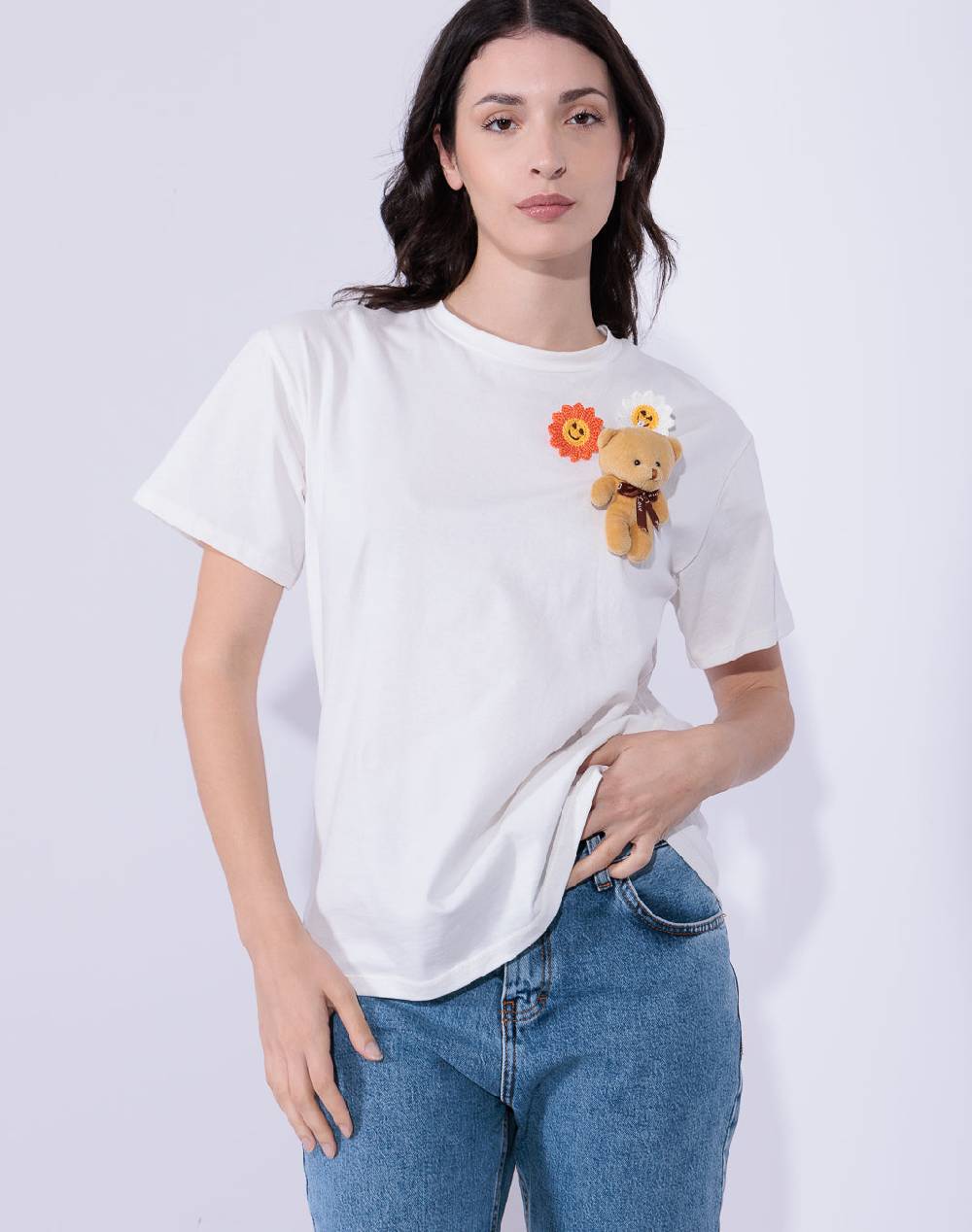 Risskio Fidele - T-shirt con spille Negozi Online