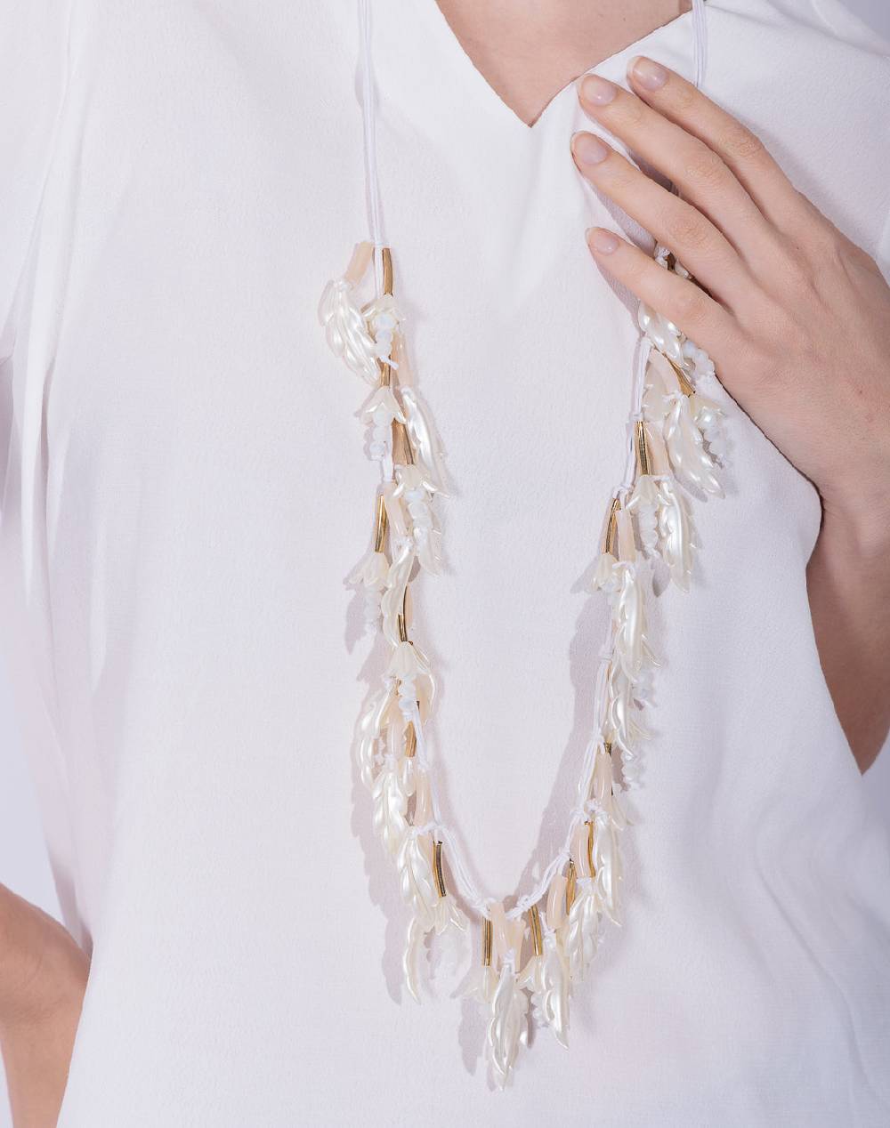 Risskio Aroa - Collana effetto foglie Online