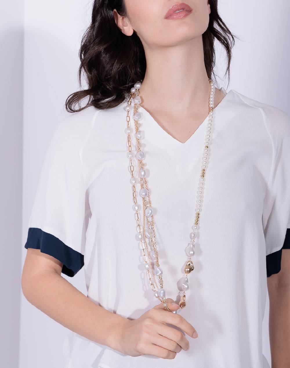 Risskio Alba - Collana con perline In Vendita