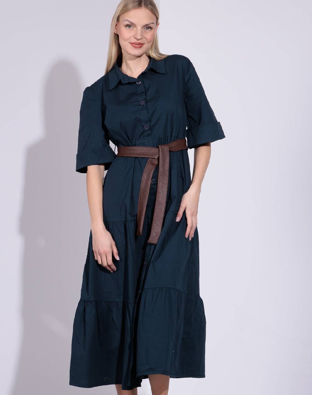 Risskio Sophia - Abito in cotone enzimato Online Outlet