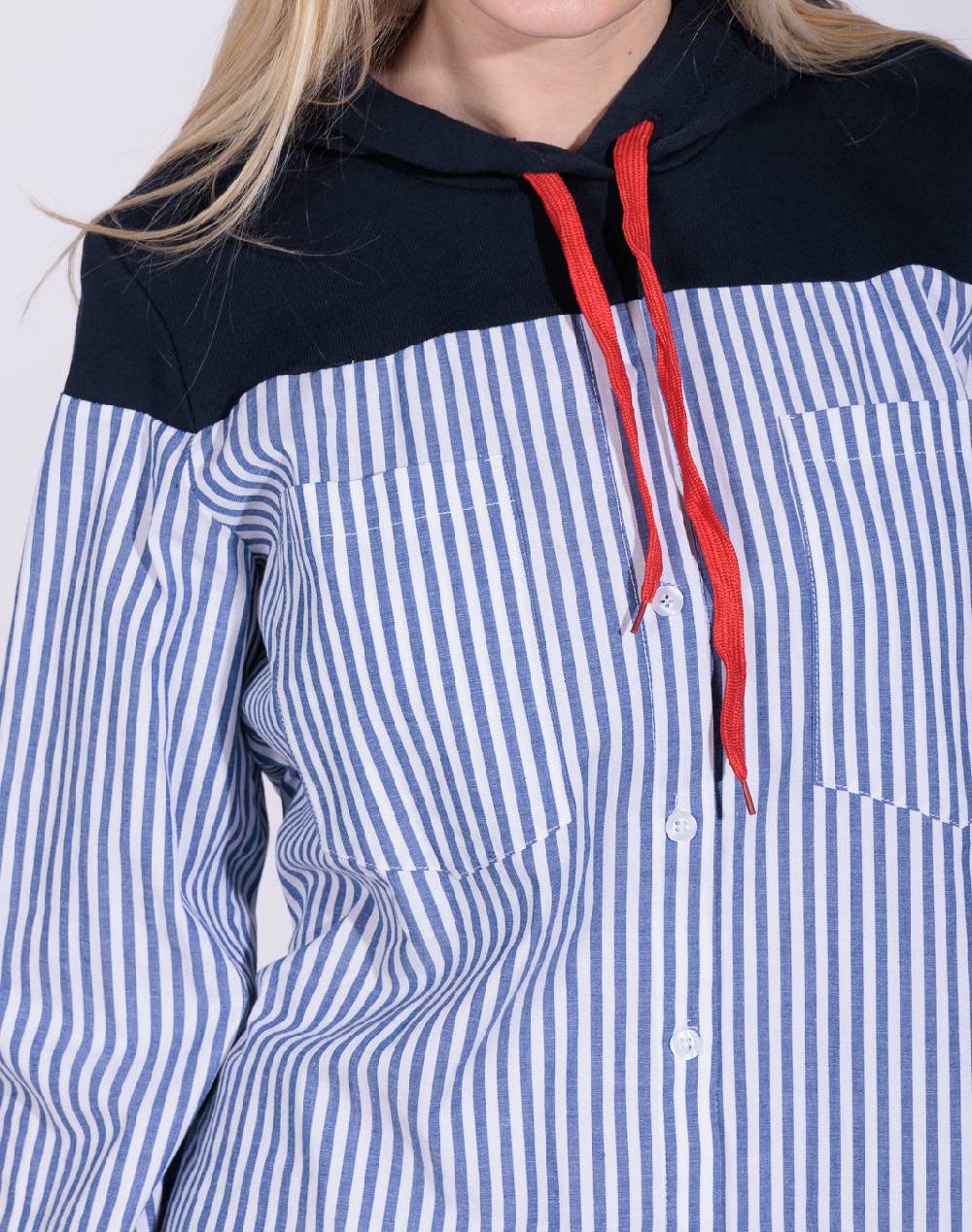 Risskio Nour - Camicia con cappuccio Offerte giornaliere