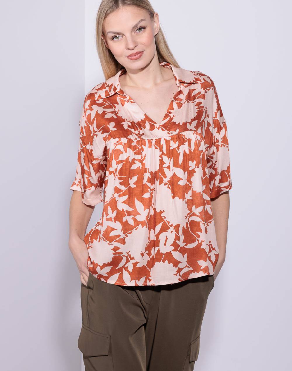 Risskio Arya - Camicia over in raso di viscosa stampata Super Saving Price
