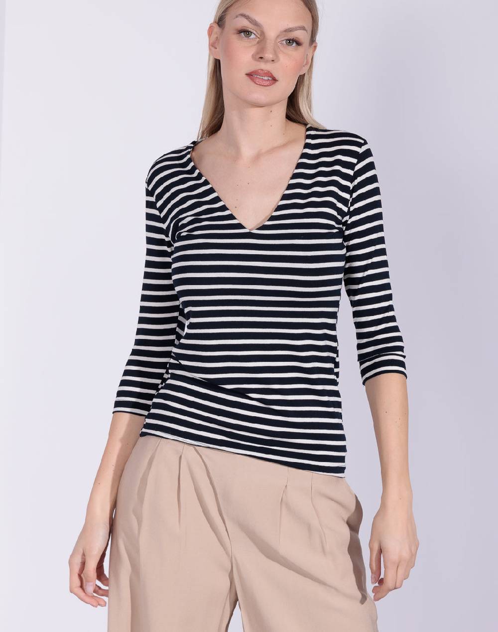 Risskio Nadim - Maglia a righe Fino al 50% di sconto