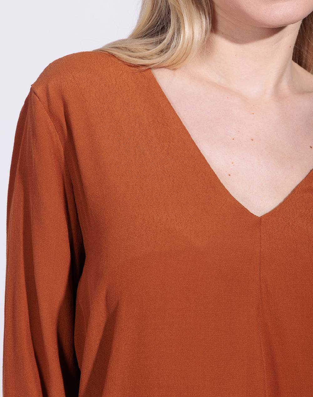 Risskio Issam - Blusa in georgette di viscosa Fino al 55% di sconto