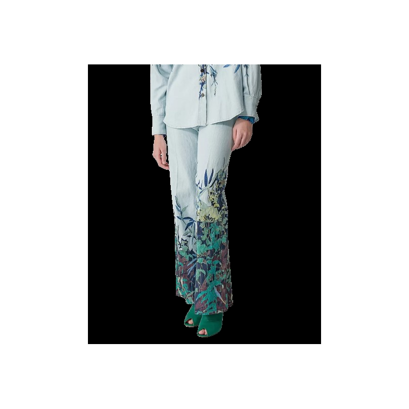 Roberto Fanella forte_forte pantalone "heaven" print Consegna Veloce