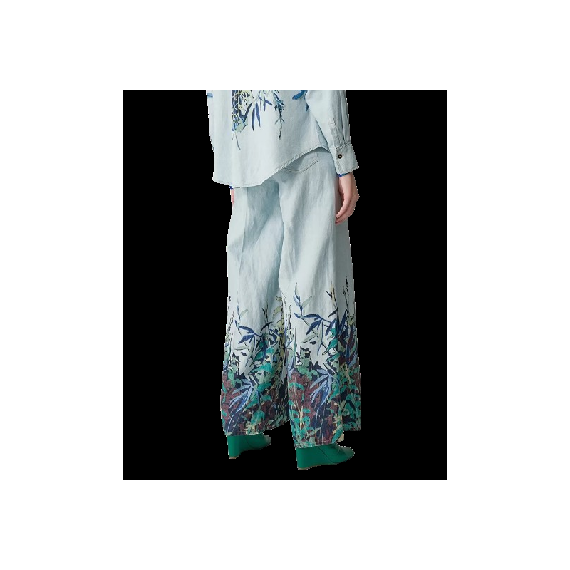Roberto Fanella forte_forte pantalone "heaven" print Consegna Veloce