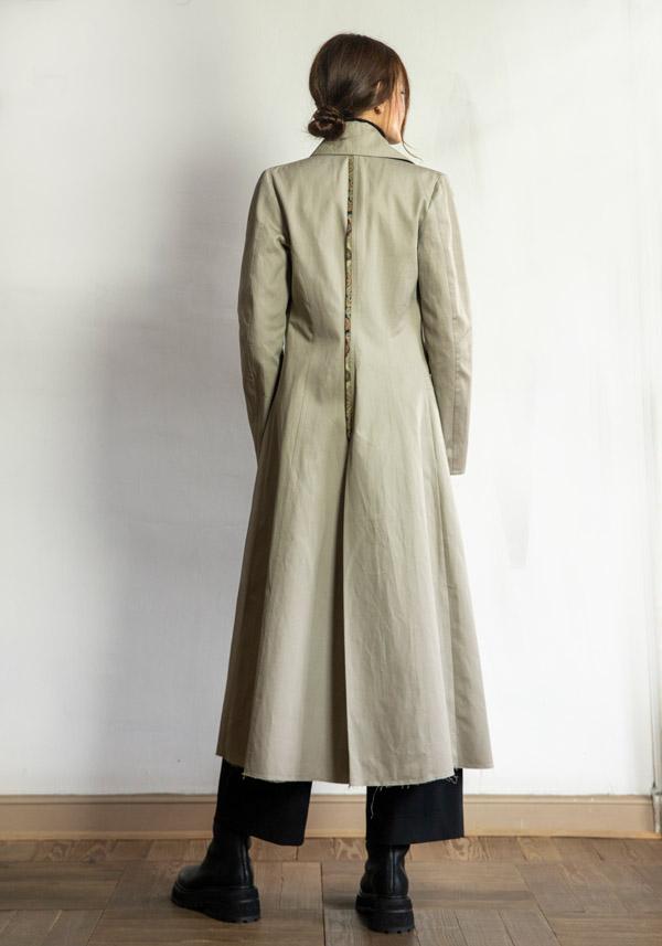 Rose & Lini IBRIGU COTTON TRENCH COAT “055” TAUPE Spedizione Gratuita