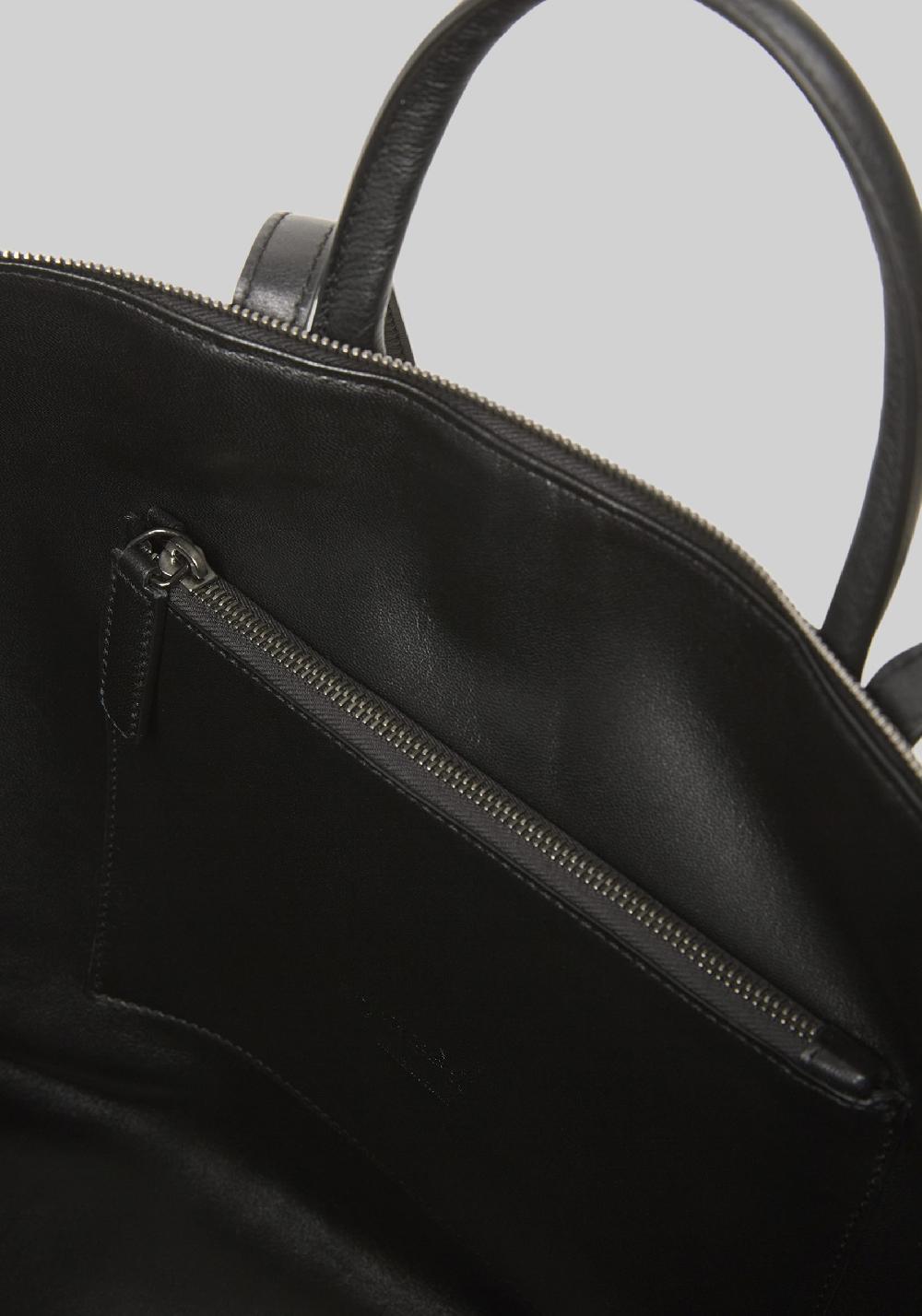 Rose & Lini MARSÈLL “4 IN ORIZZONTALE” BLACK LEATHER BAG Hotsell