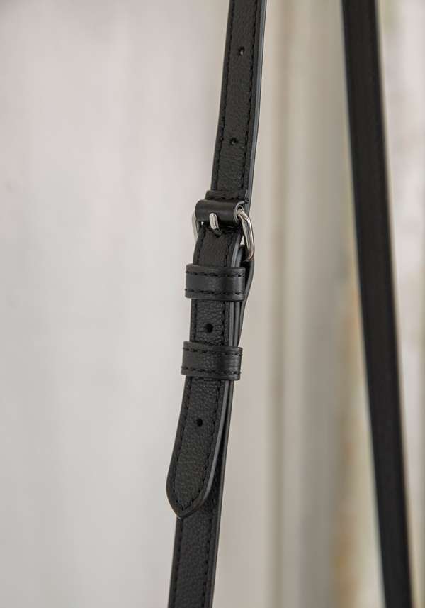 Rose & Lini JÉRÔME DREYFUSS “HELMUT S” BLACK LEATHER BAG Moda