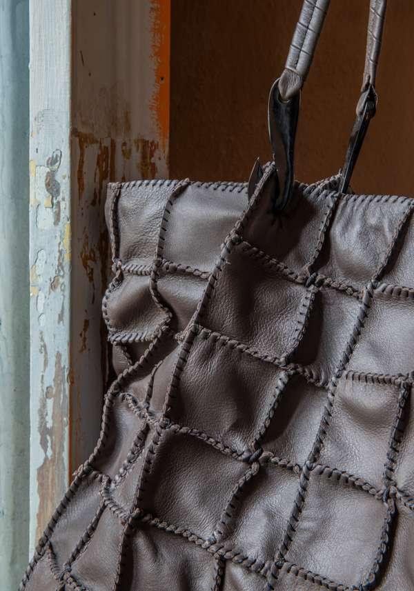 Rose & Lini JAMIN PUECH “HONU GM” DARK BROWN LEATHER BAG Italia