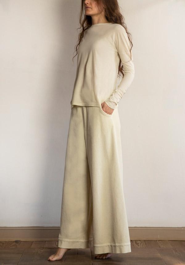 Rose & Lini BARBARA TANI COTTON “PANTS 457 V03” CORDUROY FLOUR 2025