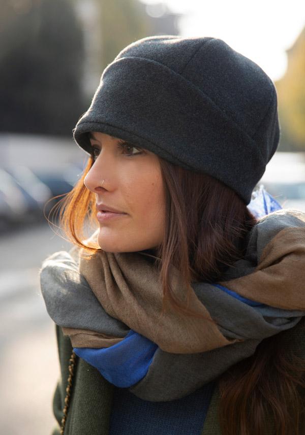 Rose & Lini THE GIRL AND THE GORILLA WOOL “MASHA” ANTHRA HAT In Saldo