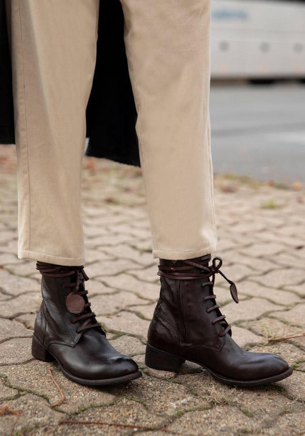 Rose & Lini FAUZIAN JEUNESSE “POLACCO 2771” EBONY LEATHER BOOTS Soddisfazione Garantita