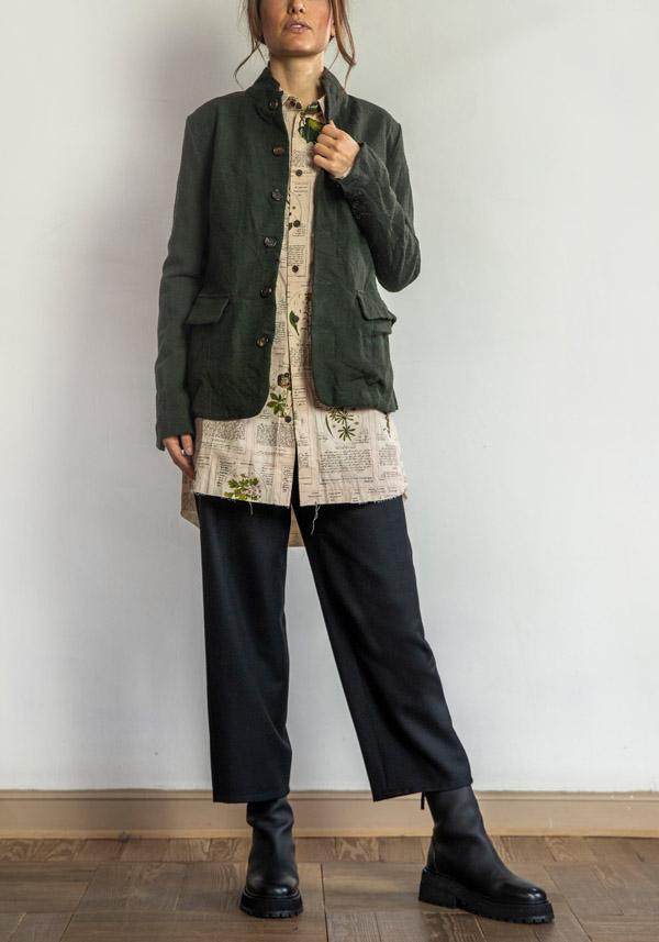 Rose & Lini ALEKSANDR MANAMIS COTTON “SHIRT 19115” HERBARIUM Fino Al -60%