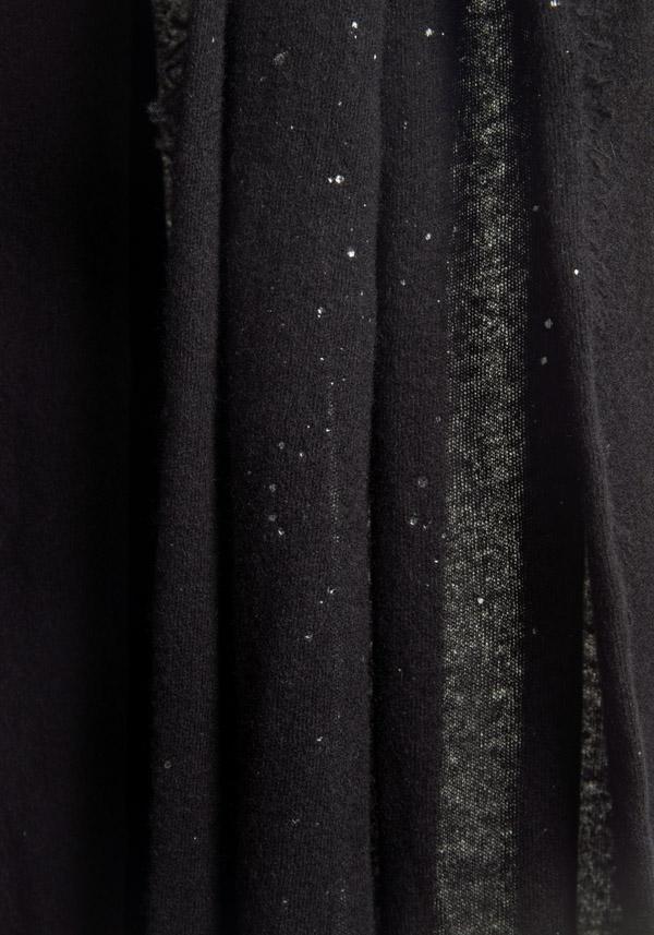 Rose & Lini FALIERO SARTI CASHMERE “ARIEL” BLACK STOLE Outlet