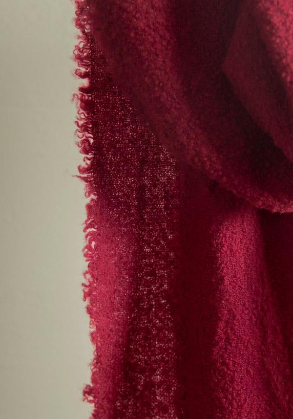 Rose & Lini FALIERO SARTI WOOL & CASHMERE “ALEXINA” ROSE RED SCARF I Più Venduti