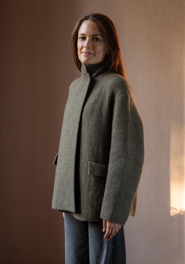 Rose & Lini BOBOUTIC WOOL JACKET “4765” FOREST Italy