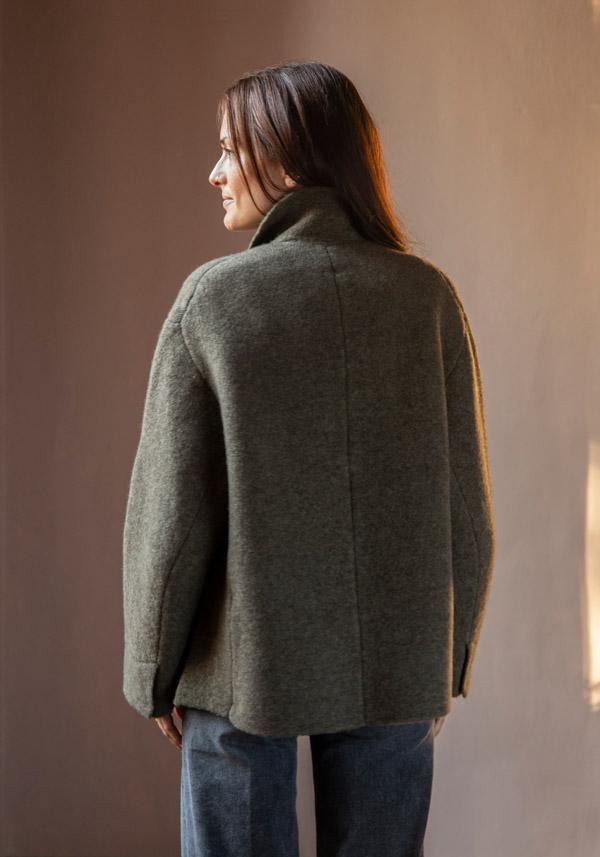 Rose & Lini BOBOUTIC WOOL JACKET “4765” FOREST Italy