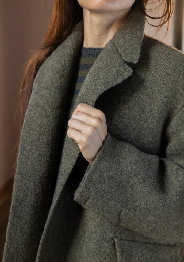 Rose & Lini BOBOUTIC WOOL JACKET “4765” FOREST Italy