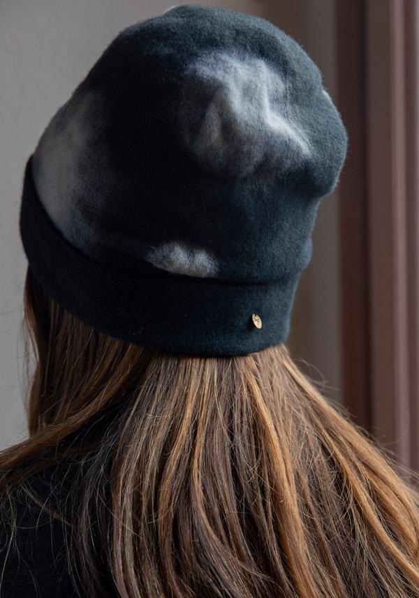 Rose & Lini YESEY “POPPINS” BLACK WOOL HAT Convenienza