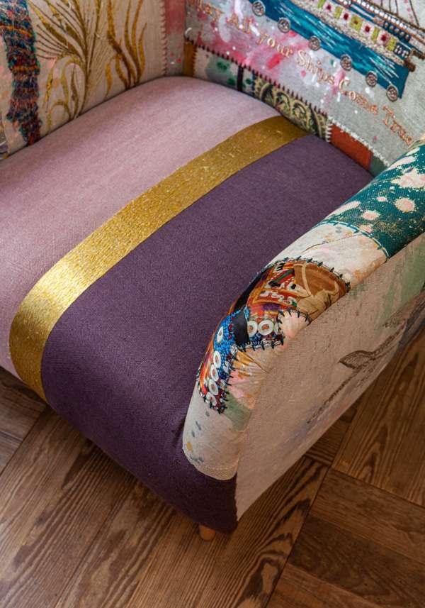 Rose & Lini BOKJA “MICKEY FANTASY” MULTICOLOR ARMCHAIR Nuovo