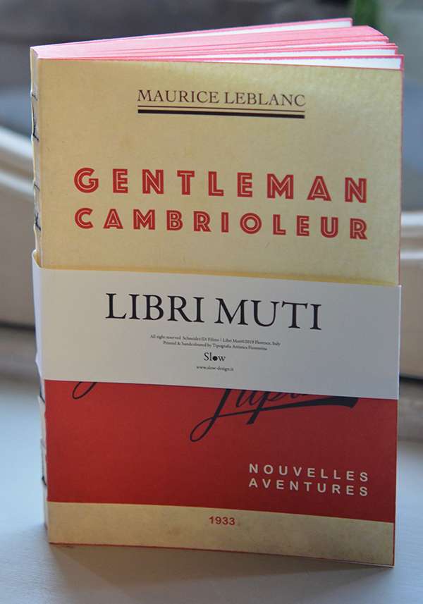 Rose & Lini SLOW DESIGN “LIBRI MUTI” ARSENE LUPIN Qualità