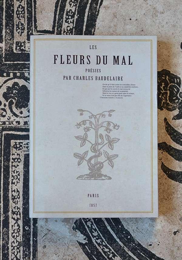 Rose & Lini SLOW DESIGN “LIBRI MUTI” LES FLEURS DU MAL Economico