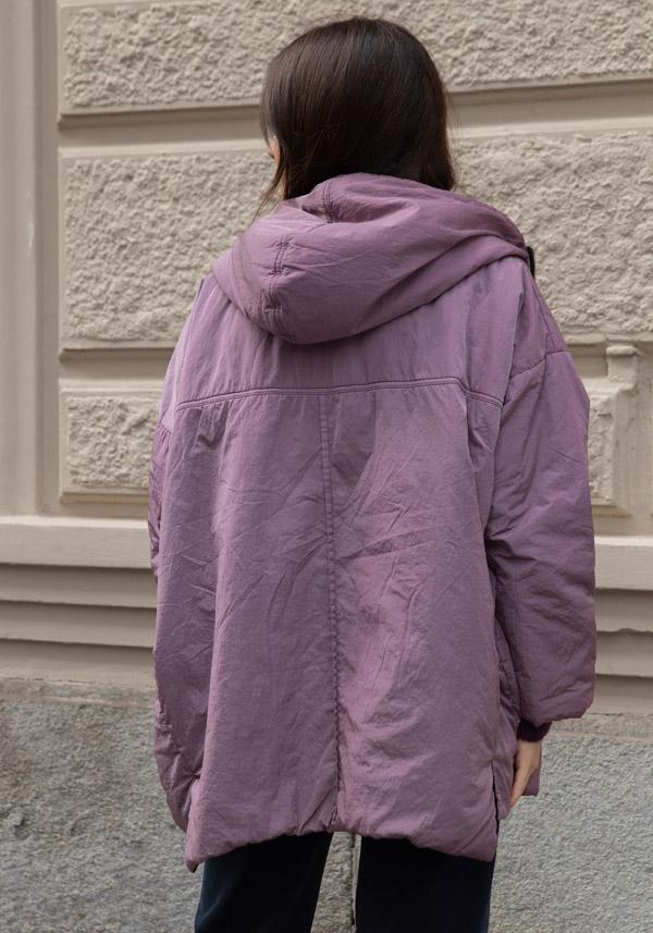 Rose & Lini KIMONORAIN REVERSIBLE “BASIC” JACKET POWDER & BLACK I Più Venduti