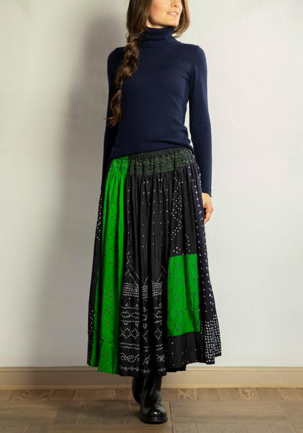 Rose & Lini SAVERIO PALATELLA CASHMERE “LIGTH-WEIGHT CREW NECK” MARINE KNIT Moda