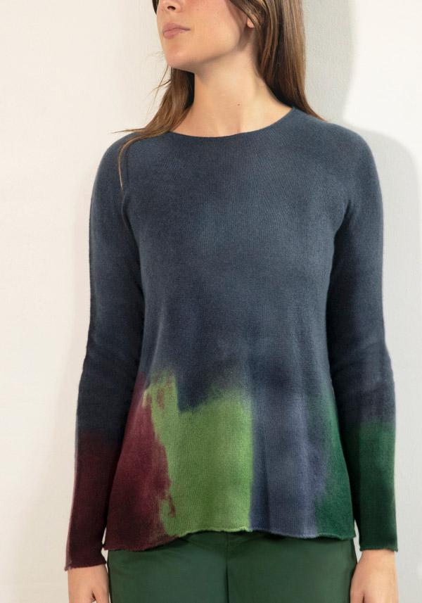 Rose & Lini FISSORE CASHMERE “BRUCO 71” KNIT DENIM Qualità